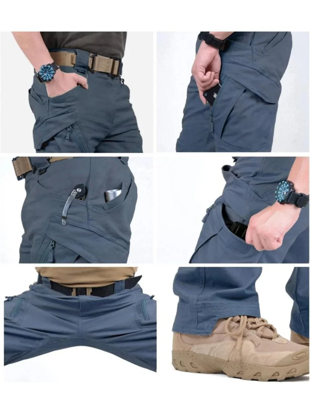 Lightweight Tactical Hiking Pants for Men | Outdoor Military Cargo Trousers